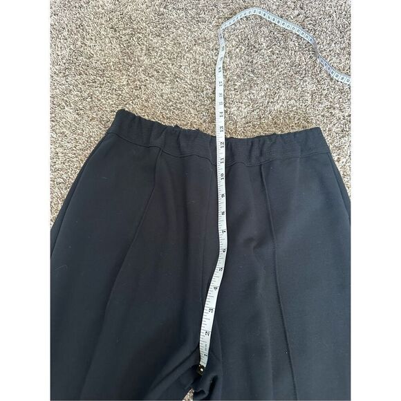 Soft Surroundings Women’s S Pull On Elastic Waist Black Tapered pleated pants - Picture 9 of 10